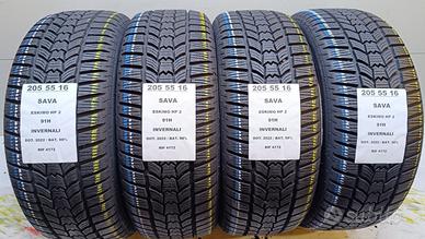 4 GOMME 205 55 16 SAVA INV RIF4172