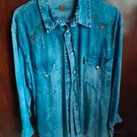 Camicia in jeans donna vintage 