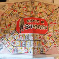 SANDOKAN CARTA VINTAGE TIPO GIOC DELL'OCA