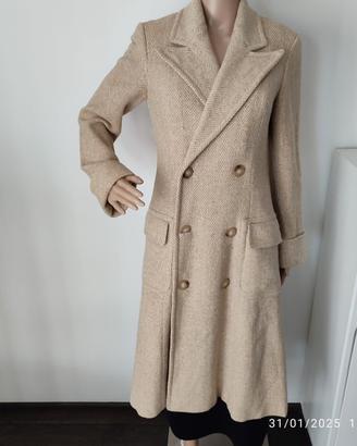 Cappotto spigato in lana Ralph Lauren