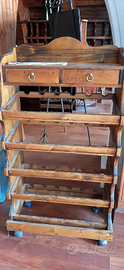 Cantinetta in legno porta vini