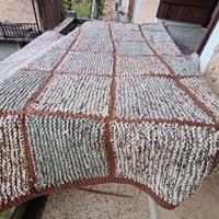 Coperta lana lavorata a mano