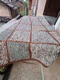 Coperta lana lavorata a mano