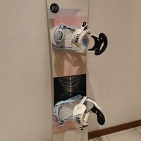 Tavola da snowboard Salomon con attacchi Jade