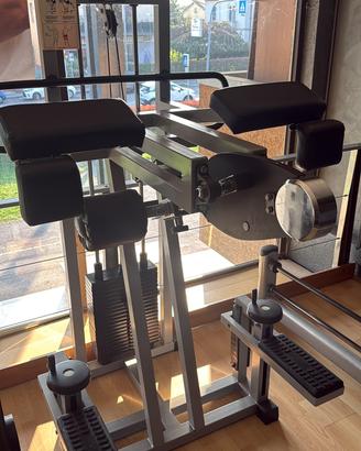 Standing gluteus machine technogym linea silver