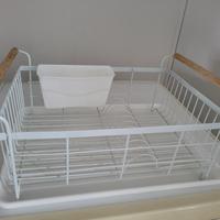 scolapiatti con porta spugnetta