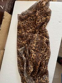 Maxi Foulard leopardato Crazy - 142x142 cm