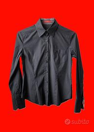 Burberry camicia donna nera vintage