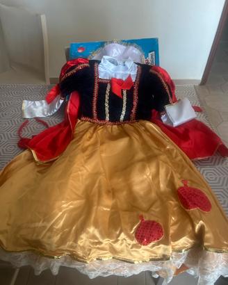 Biancaneve bambina vestito carnevale