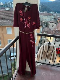 Tuta elegante bordeaux di Motivi NUOVA