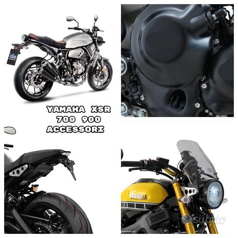 Yamaha Xsr accessori portatarga valigie scarico