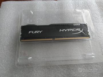 Memoria Ram DDR4 16gb 2666 MHz HyperX FURY testata