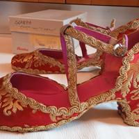 Scarpe per Costume Sardo in "broccato"