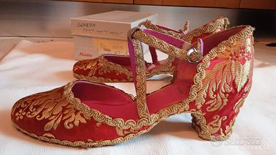 Scarpe per Costume Sardo in "broccato"