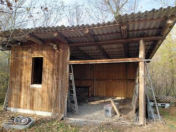 capanno ricovero attrezzi. ..da smontare 