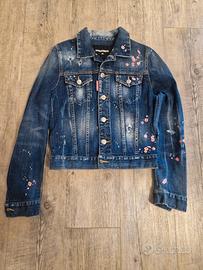 giacca da donna dsquared2 fiorita originale 