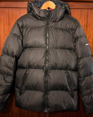 Piumino Tommy Hilfiger Nero con Cappuccio-XL