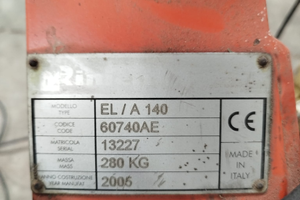 Interfilare Rinieri EL / A 140