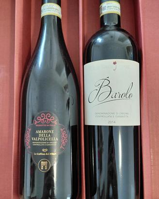 Amarone 2015 e Barolo 2014