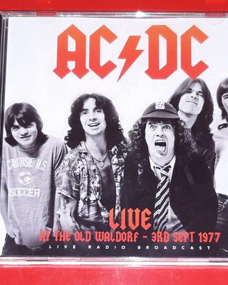 CD AC/DC LIVE AT THE OLD WALDORF 1977
