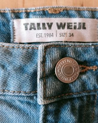 Gonna jeans "Tally Weijl" EST. 1984, taglia 34 XS