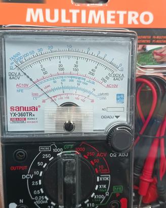 multimetro tester analogico