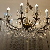 lampadario vintage restaurato 