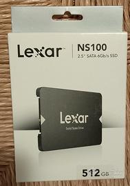 Lexar 500gb SSD sata