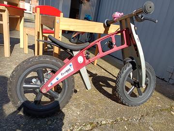 Bici tedesca senza pedali FirstBIKE CROSS Rosso