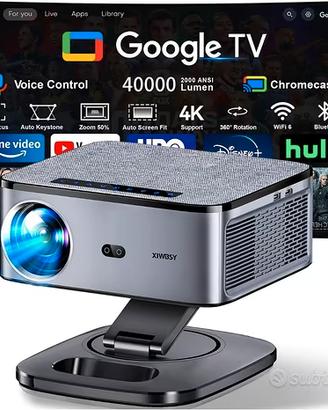 XIWBSY Google TV Smart Projector WiFi & bluetooth