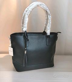 Borsa donna con zip ciondolo 