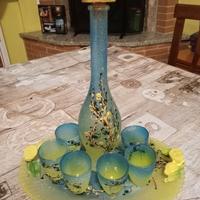 servizio da limoncello artigianale per 6 persone 