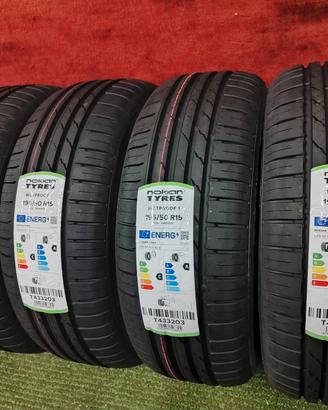 195 50 15 Gomme Estive 2024 New Nokian 195 50 R15