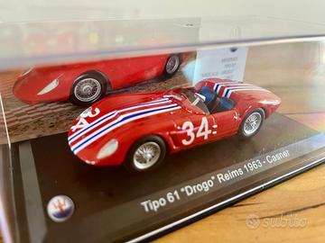 Maserati tipo 61 Drogo birdcage 1963 nuova 1:43