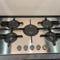 piano cottura 5 fuochi hotpoint a gas