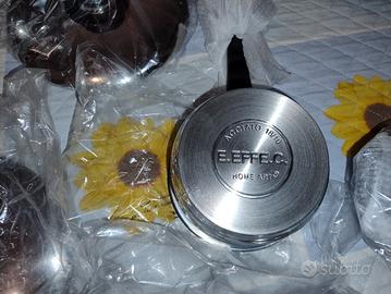 batteria da cucina in acciaio 