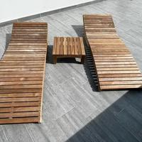 Sdraio Foppapedretti in teak