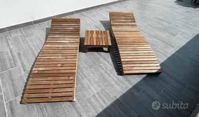 Sdraio Foppapedretti in teak
