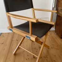 Sedia regista  pelle cuoio