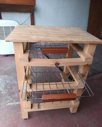 Carrello Portatutto da Cucina con cestelli