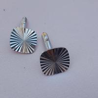 Coppia gemelli argentati