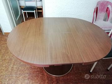 Tavolino Tondo Allungabile