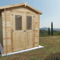 Casetta Lea 2200 x 2200 x 28 mm Blockhaus