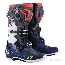 Stivali Cross Alpinestars Tech 10 n 44,5 Blue