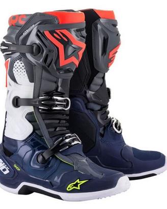 Stivali Cross Alpinestars Tech 10 n 44,5 Blue