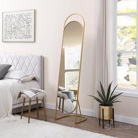 Specchio dorato in metallo H 171