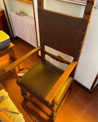 Trono stile rinascimentale