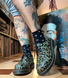Dr Martens in pelle animalier