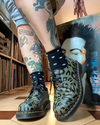 Dr Martens in pelle animalier