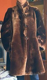 cappotto in pelliccia vintage (shearling donna 44)